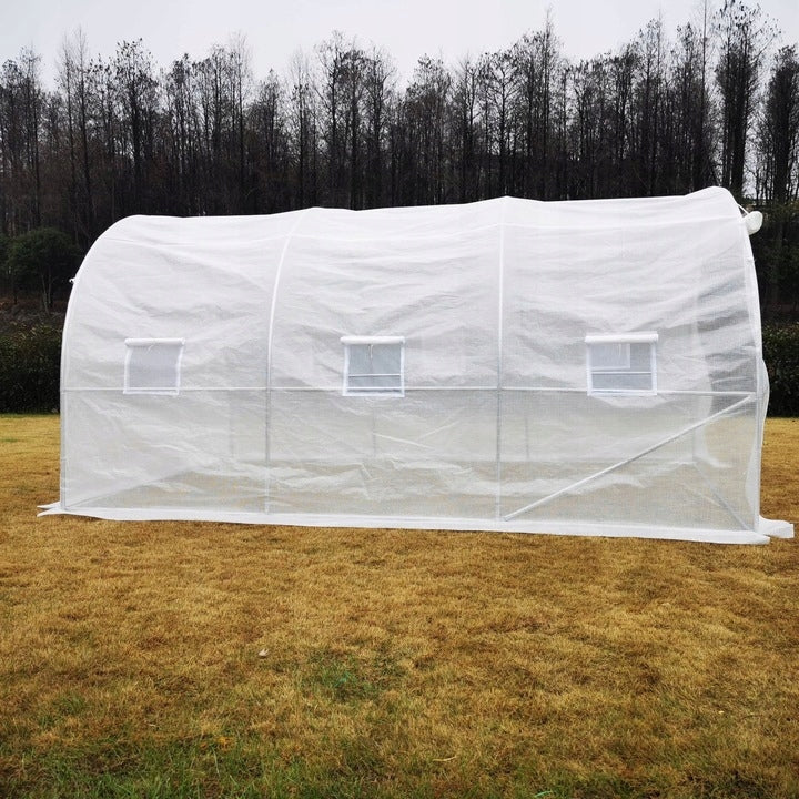 Tunel Foliowy 2x3 BIAŁY 25mm OCYNKOWANY 6m2 1 wejście