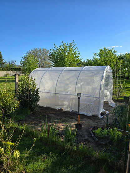 Tunel Foliowy 2,5x4 BIAŁY MOCNY OCYNKOWANY 10m2