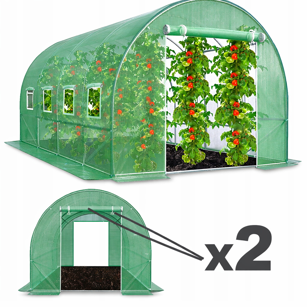 tunel foliowy ogrodowy zielony 3x2m ocynkowany zdjecie 14