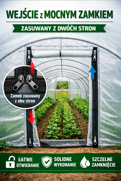 Folia na tunel 2,5x5 BIAŁA