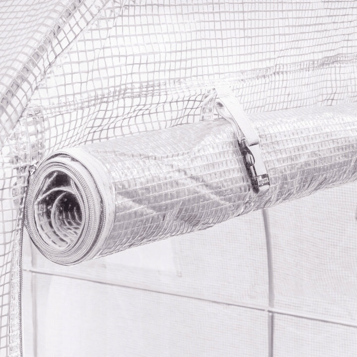 Tunel Foliowy 3x2 BIAŁY 25mm OCYNKOWANY 6m2 2 wejścia