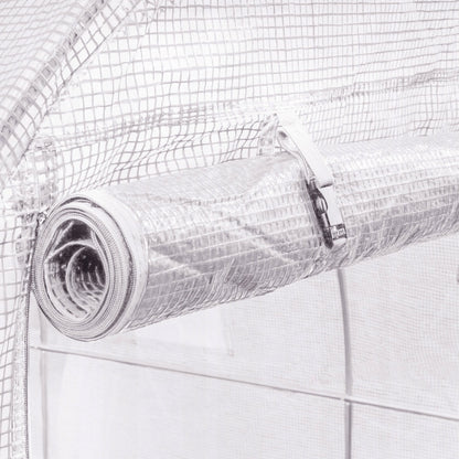 Tunel Foliowy 2x3 BIAŁY 25mm OCYNKOWANY 6m2 1 wejście