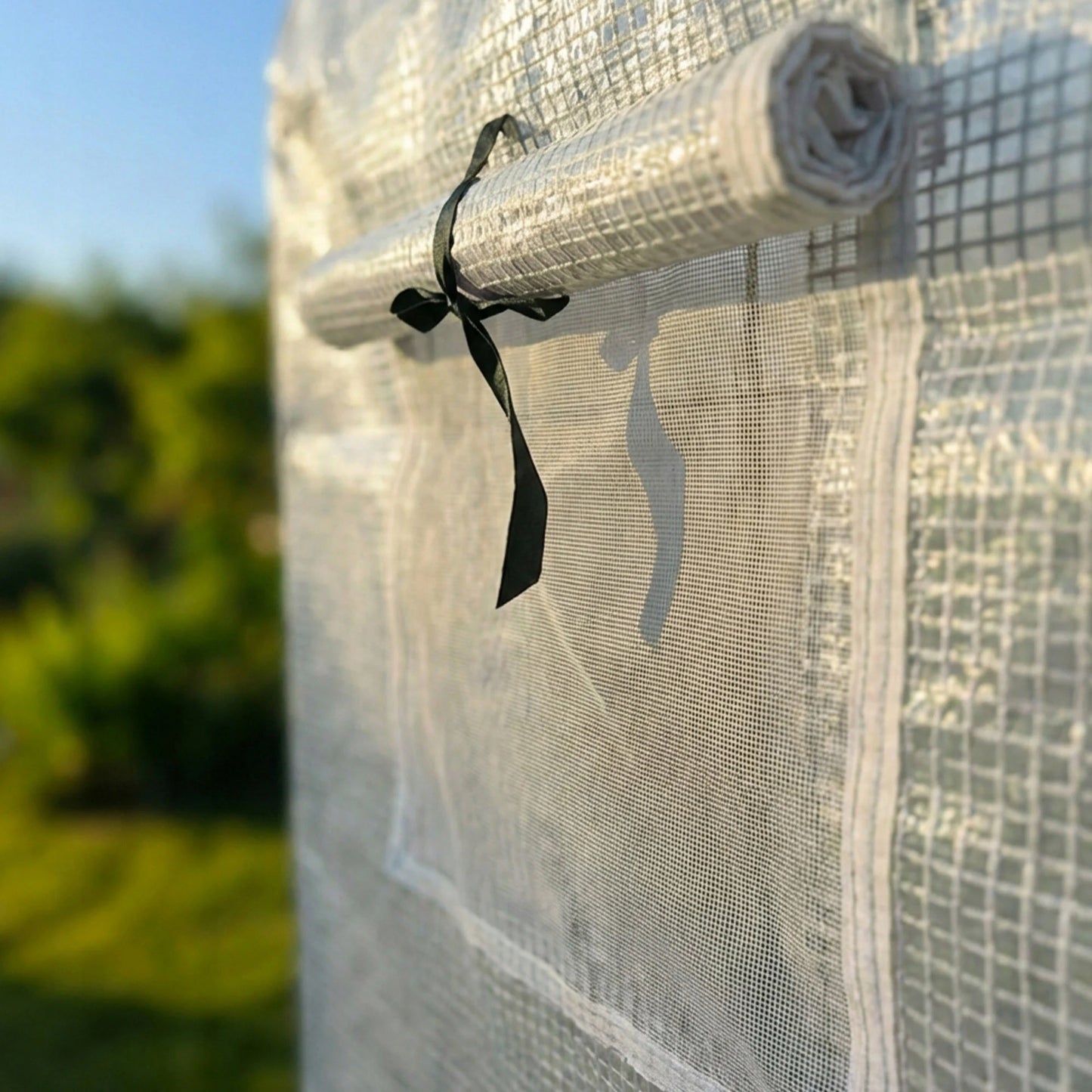 Tunel Foliowy 3x2 BIAŁY 25mm OCYNKOWANY 6m2 2 wejścia