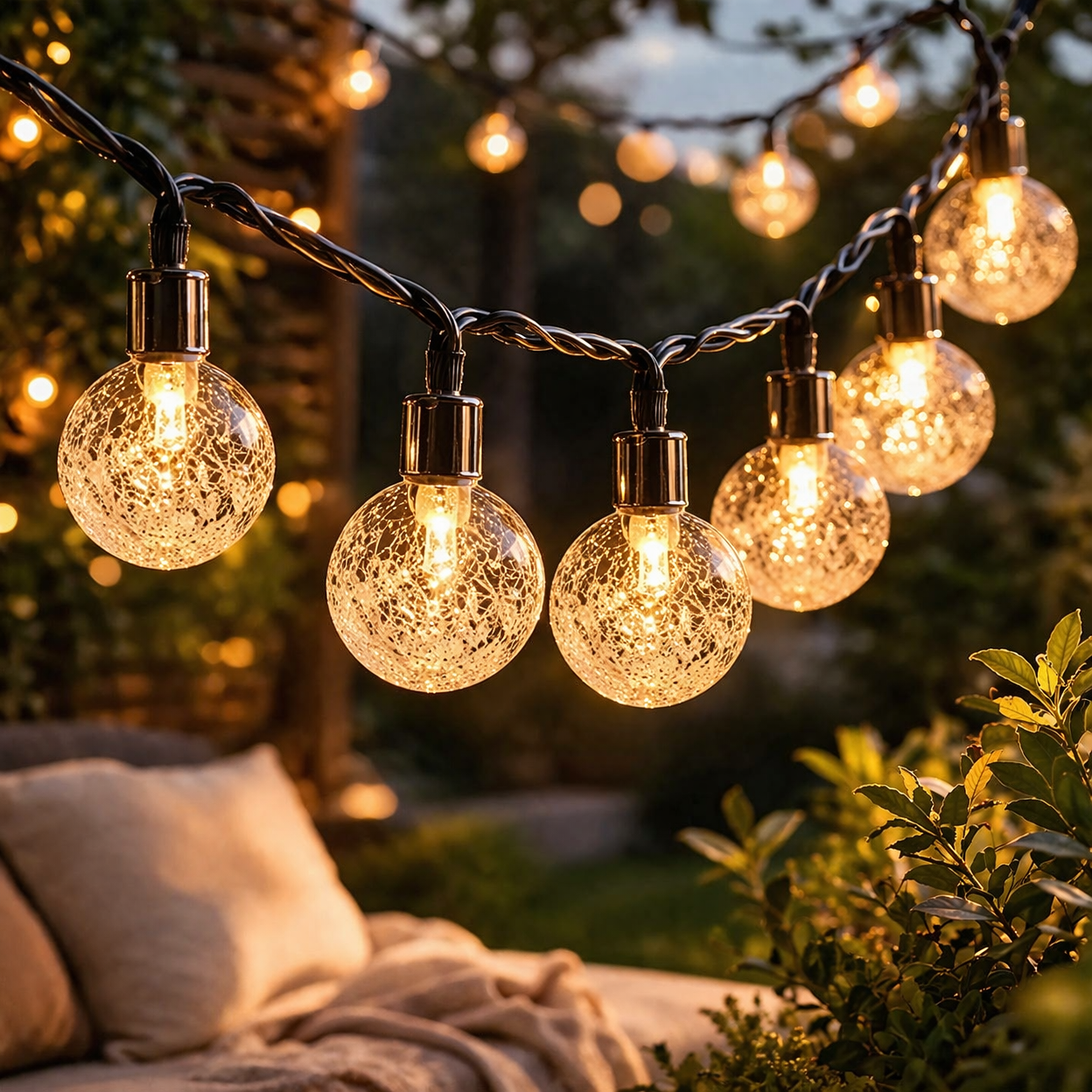 girlanda solarna LED ogrodowa 4,5m 30 LED zdjecie 7